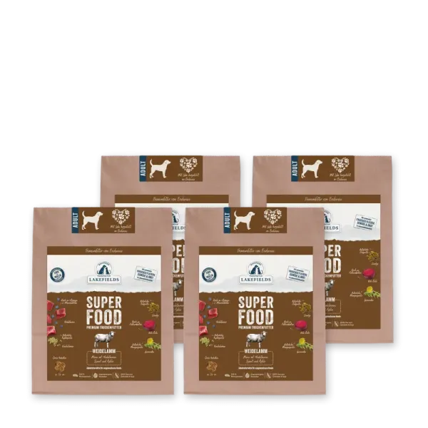 Weidelamm mit Spinat, Fenchelsamen und Karotte SUPERFOOD